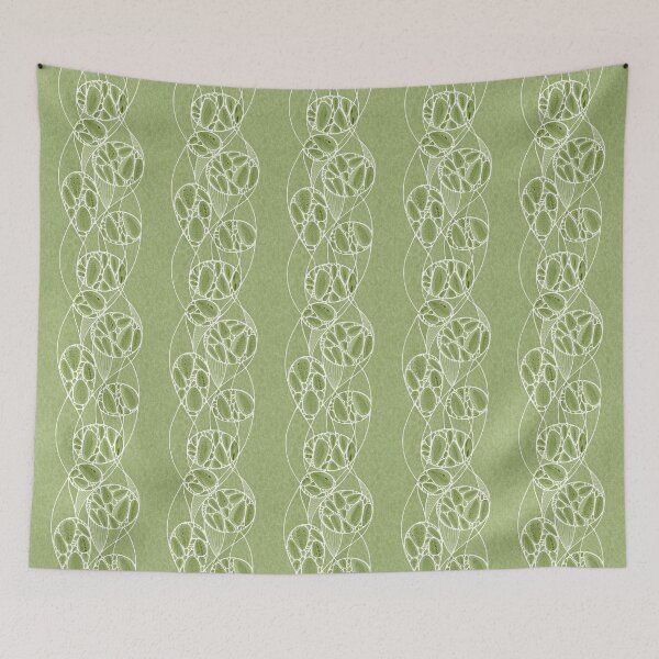 Item preview, Go with the Flow - Soft Lime Green Pop/ Medium designed and sold by Carina Parry Studios.