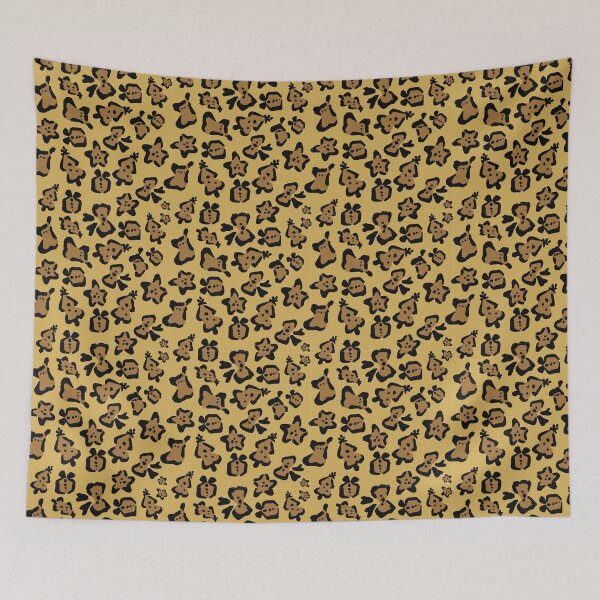 Artikelvorschau, Weihnachtliches Jaguar-, Leopardenmuster entworfen und verkauft von Melissa Mae Kors.
