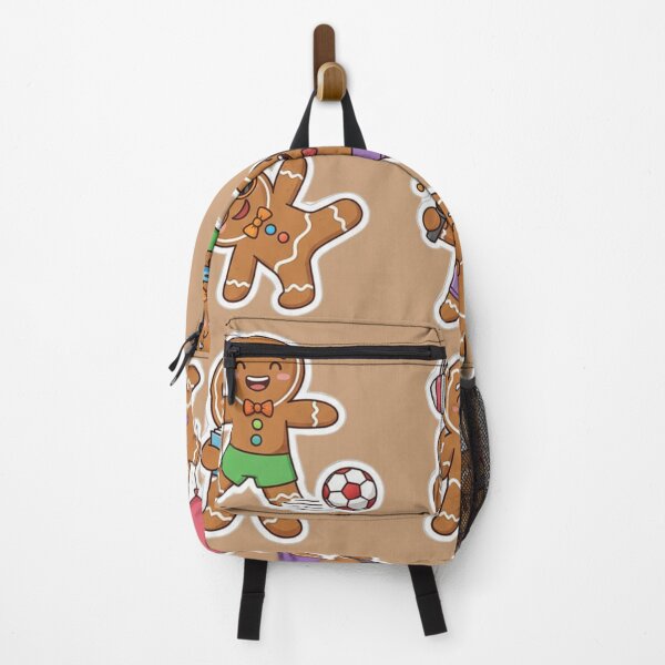 Item preview, Cute Gingerbread Sports Characters Kawaii Stickers designed and sold by MuseAI.