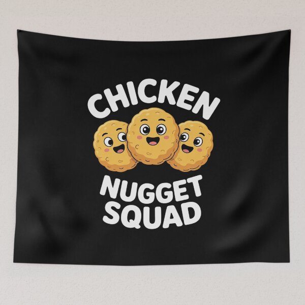 Item preview, Chicken Nugget Squad Fast Food Chicken Nugget  designed and sold by THagBlue.