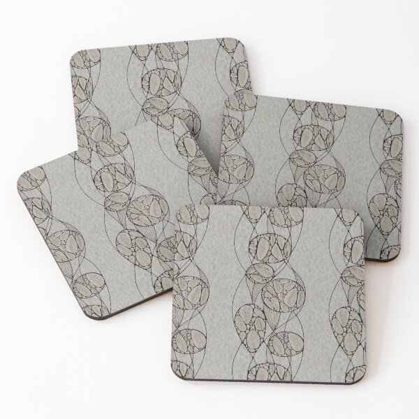 Item preview, Go With the Flow - Pale Earthy Greige/ Medium designed and sold by Carina Parry Studios.