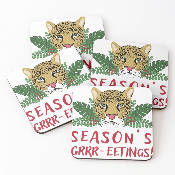 Item preview, Season's Grrr-eetings! - Red designed and sold by Melissa Mae Kors.