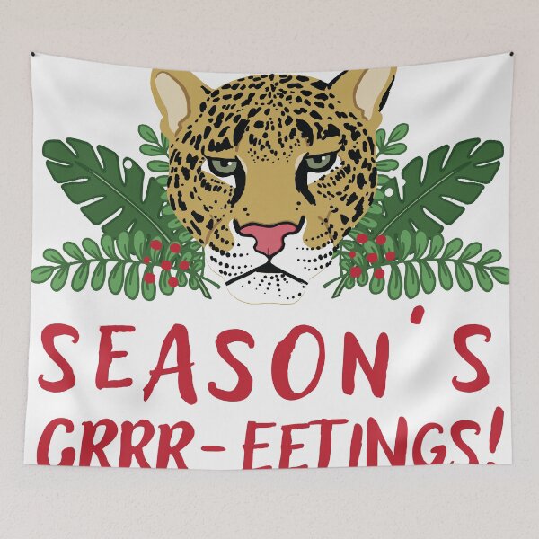 Item preview, Season's Grrr-eetings! - Red designed and sold by Melissa Mae Kors.