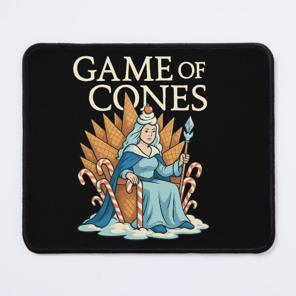 Item preview, Game of Cones – Funny Ice Cream Parody Shirt, Dessert Lover Gift, Fantasy TV Show Humor Tee designed and sold by AddictiveDesign.