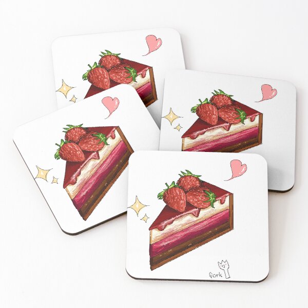 Item preview, a piece of strawberry cake  designed and sold by pokeguide.