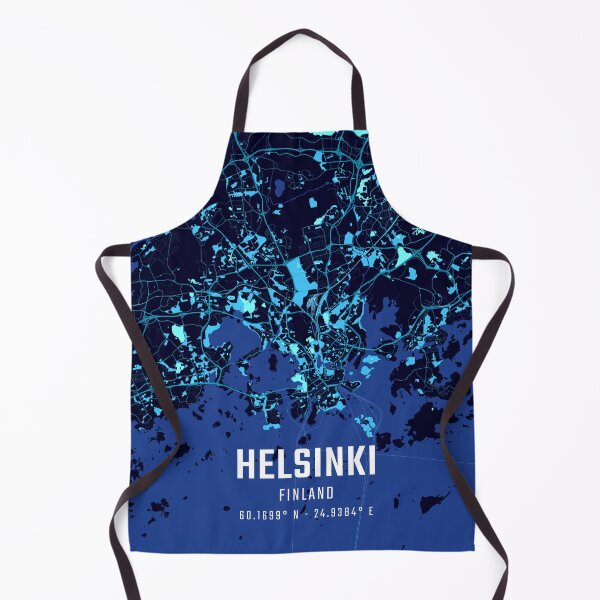 Item preview, Helsinki Midnight City Map designed and sold by HomeLivingCo.