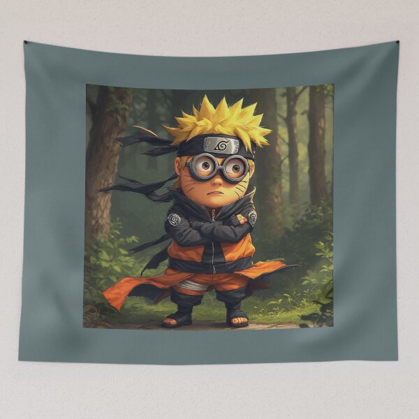 Item preview, Ninja Minion Meets Naruto – Anime Crossover Tee & Merch designed and sold by JMVasquez.