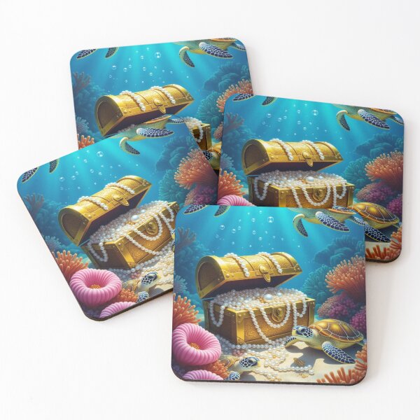 Item preview, Treasure Chest Under Sea designed and sold by ArtQueen777.