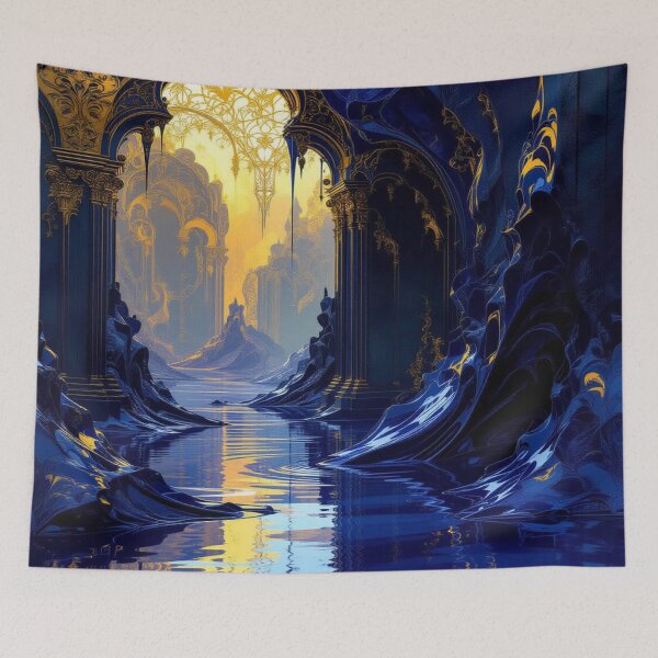Item preview, Moonlit Reflections – Urban Silence in Surreal Nightlight designed and sold by FotoworldEdel.