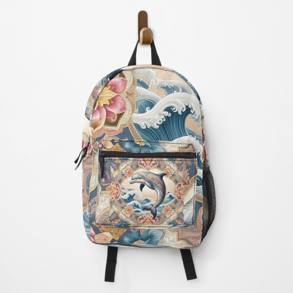 Item preview, The Dolphin Wears Thai Flower Patterns with Pride designed and sold by Vanich-Panich.