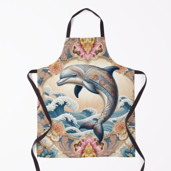 Item preview, The Dolphin Wears Thai Flower Patterns with Pride designed and sold by Vanich-Panich.