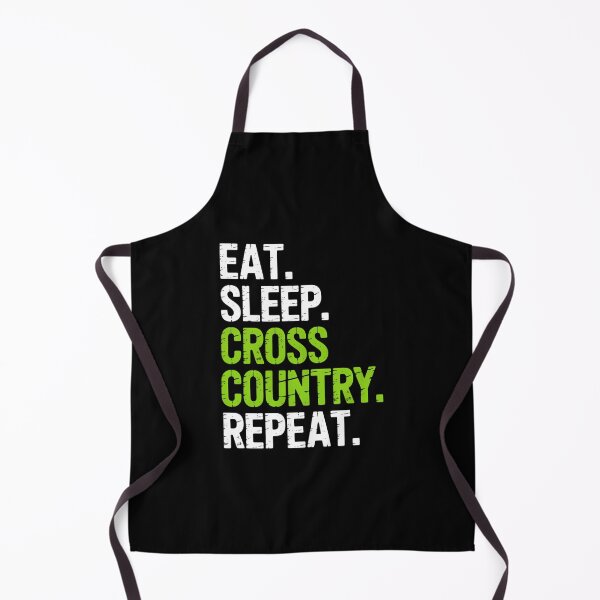 Item preview, Eat Sleep Cross Country Repeat Running Runner Run Funny designed and sold by ValerieRodrigue.