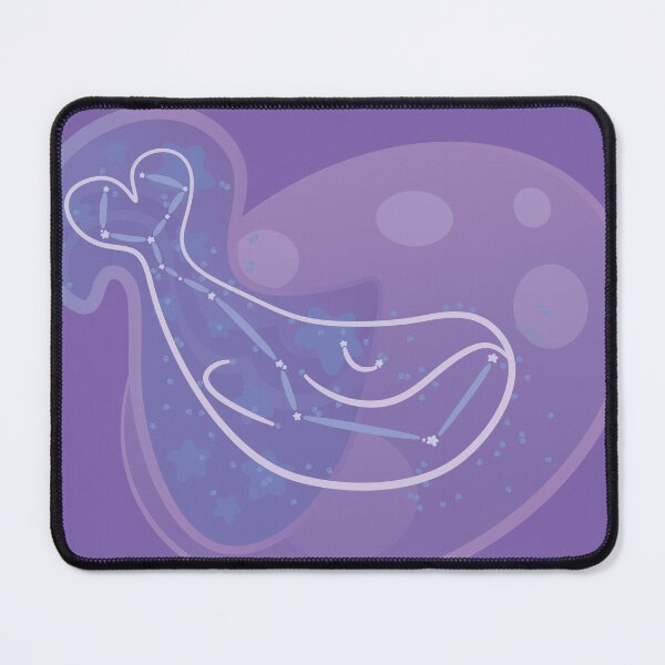 Item preview, Minimalist Whale Calf Silhouette over Purple designed and sold by Oni Figments.