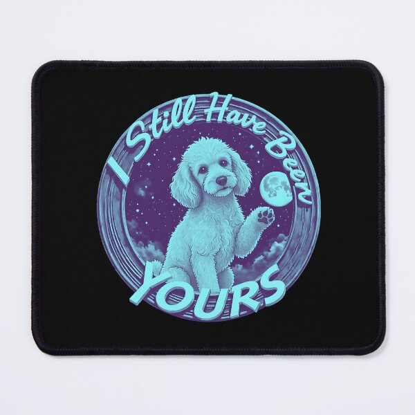 Item preview, A fluffy goldendoodle waving for you designed and sold by e-camelleone.
