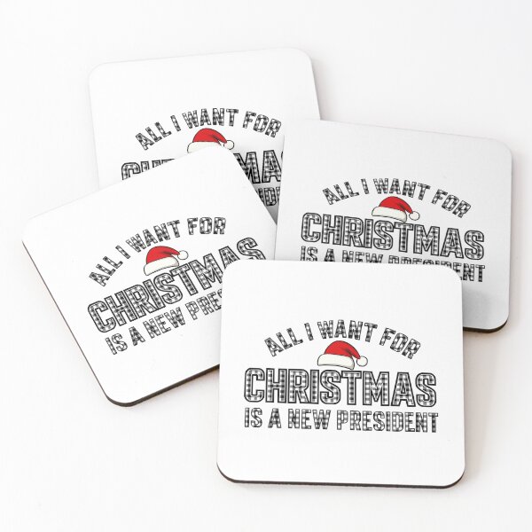 Item preview, All I Want for Christmas is A New President Santa Hat Retro designed and sold by SunfullyYours.