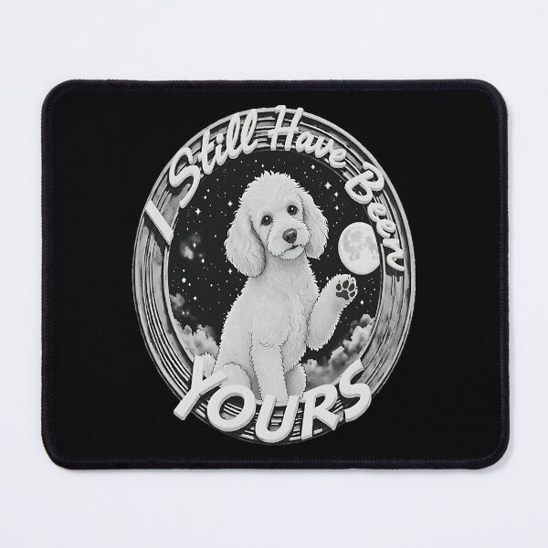 Item preview, A fluffy goldendoodle waving for you designed and sold by e-camelleone.