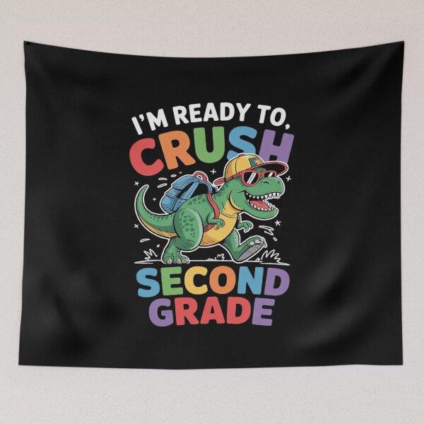 Item preview, Crush 2nd Grade Boys Kids Back To School Team Second Grade  designed and sold by THagBlue.