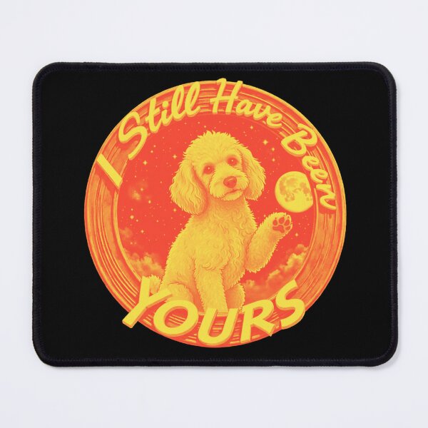 Item preview, A fluffy goldendoodle waving for you designed and sold by e-camelleone.