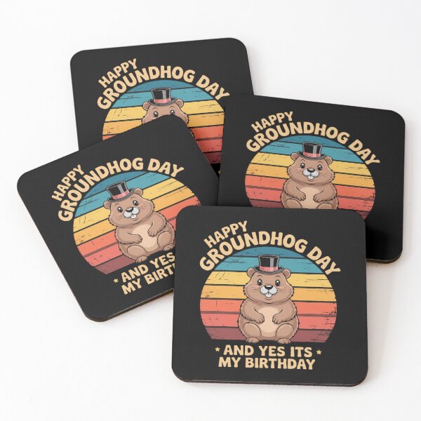 Item preview, Happy Groundhog Day Lovers Birthday designed and sold by ValerieRodrigue.