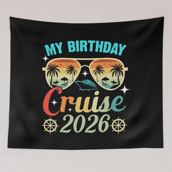 Item preview, My Birthday Cruise 2026 Party Cruise Birthday Vacation designed and sold by SakuraPxl.