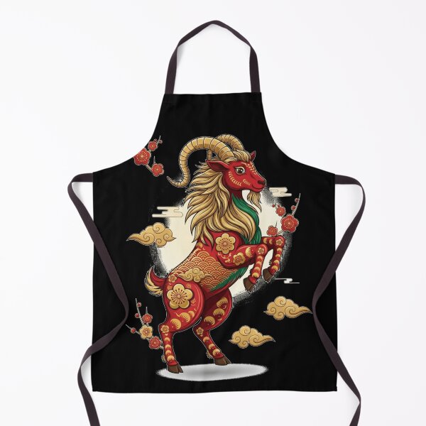Item preview, Auspicious Golden Ram Spirit designed and sold by ZodiacWonders.