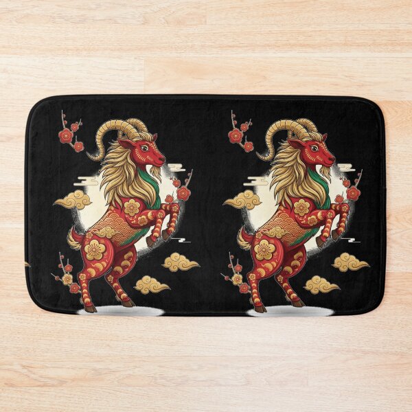 Item preview, Auspicious Golden Ram Spirit designed and sold by ZodiacWonders.