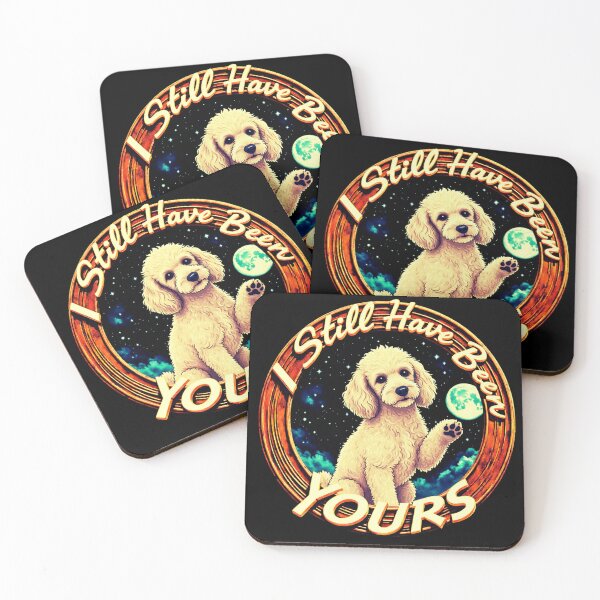 Item preview, A fluffy goldendoodle waving for you designed and sold by e-camelleone.