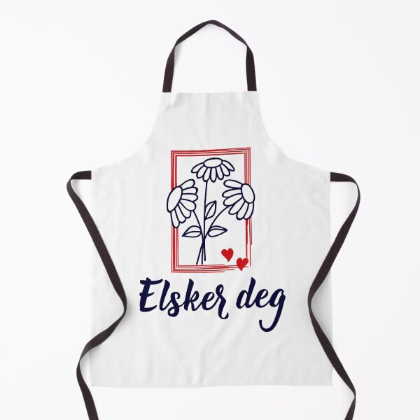 Item preview, Elker deg. Norwegian text: Love you. designed and sold by pidzam4e.
