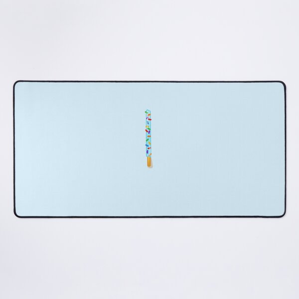Item preview, Stick Chocolate Cookie: Blue with Rainbow Sprinkles designed and sold by JenkDesigns.