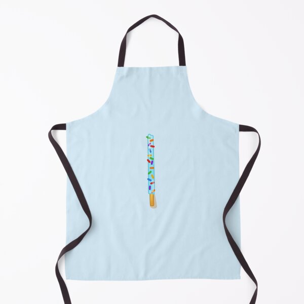 Item preview, Stick Chocolate Cookie: Blue with Rainbow Sprinkles designed and sold by JenkDesigns.