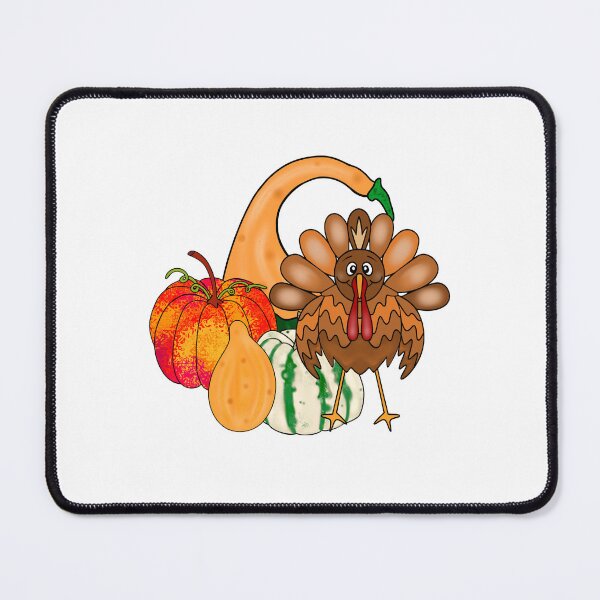 Item preview, Funny Thanksgiving Turkey With Gourds designed and sold by Sartoris Art.