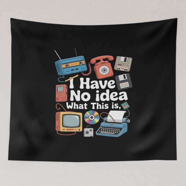 Item preview, I Have No Idea What This Is 80s Bro designed and sold by VasilisLamArt.