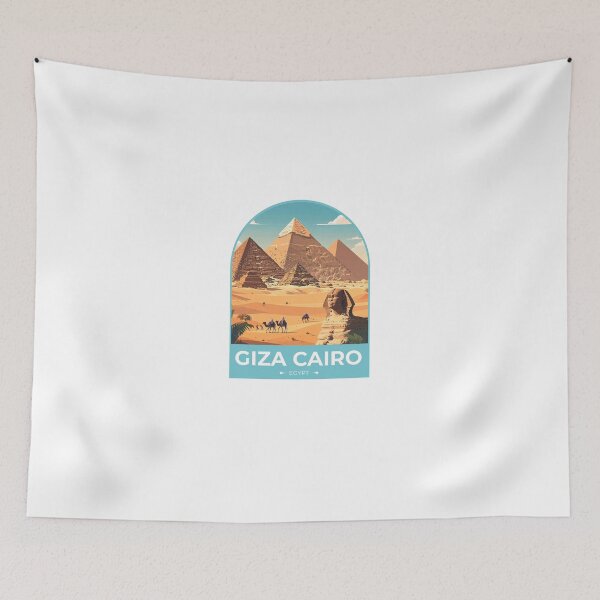 Item preview, Pyramids Of Giza Cairo Egypt  Sticker designed and sold by TulipaGraphics.