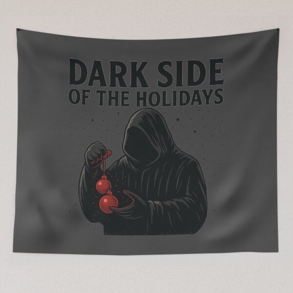 Item preview, Dark Side of the Holidays – Gothic Christmas Shirt, Funny Dark Humor Holiday Tee for Sci-Fi Fans designed and sold by AddictiveDesign.