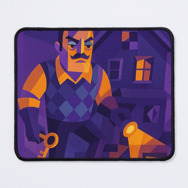 Item preview, The Neighbor’s Secret | Cubist Fan Art Hello Neighbor Design designed and sold by Owlic.artwear.