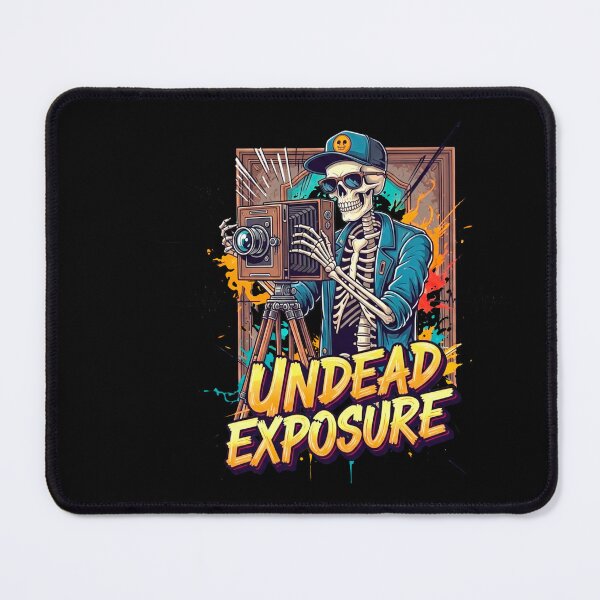 Item preview, Undead Skeleton Photographer Cartoon designed and sold by SholoStudio.