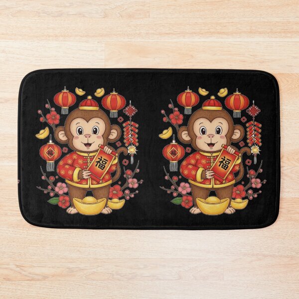 Item preview, Festive Monkey Fortune Bringer designed and sold by ZodiacWonders.
