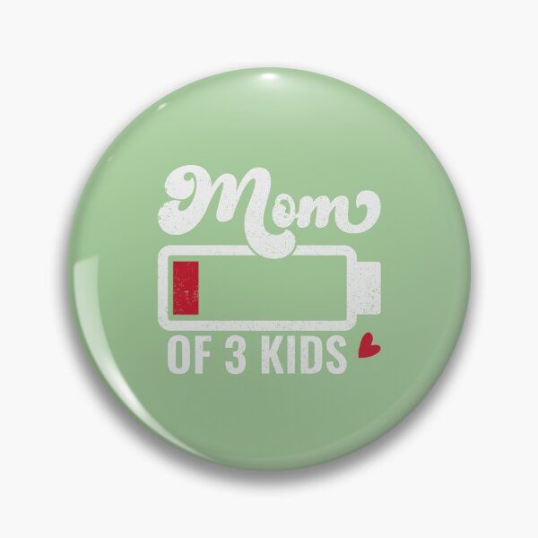 Item preview,  Mom Of 3 Kids - Battery strip designed and sold by Steele-Art.