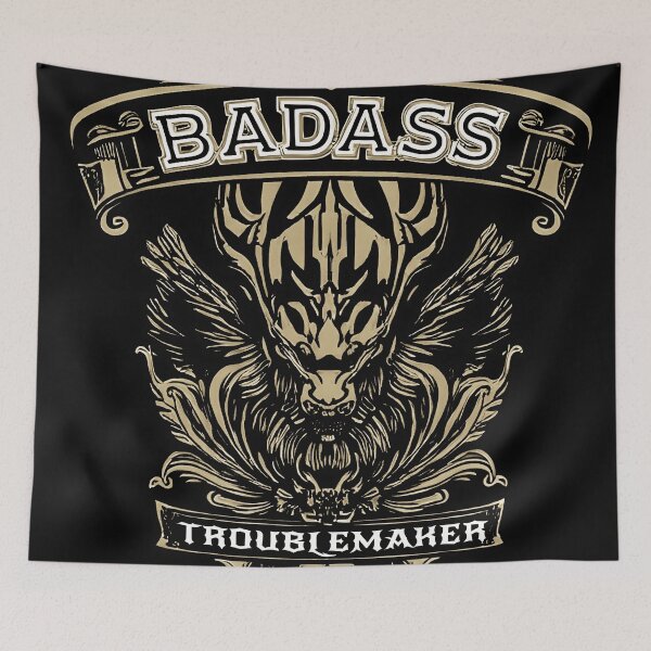 Item preview, BADASS troublemaker designed and sold by aliraweb.