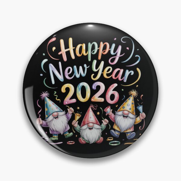 Artikelvorschau, Frohes Neues Jahr! Konfetti-Gnome-Silvesterparty entworfen und verkauft von ImagiSpark Press.