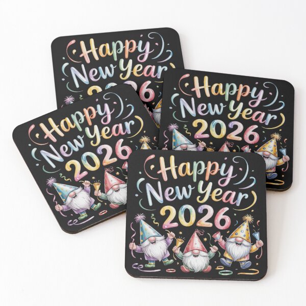 Item preview, Happy New Year Gnomes Confetti New Year's Eve Party designed and sold by FurrFunPrints.