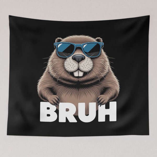 Item preview, Bruh The Groundhog Woodchuck Ground-Hog Day Funny designed and sold by ValerieRodrigue.