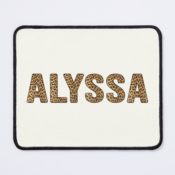 Item preview, Alyssa Name Leopard Print designed and sold by Jeallan Designs.