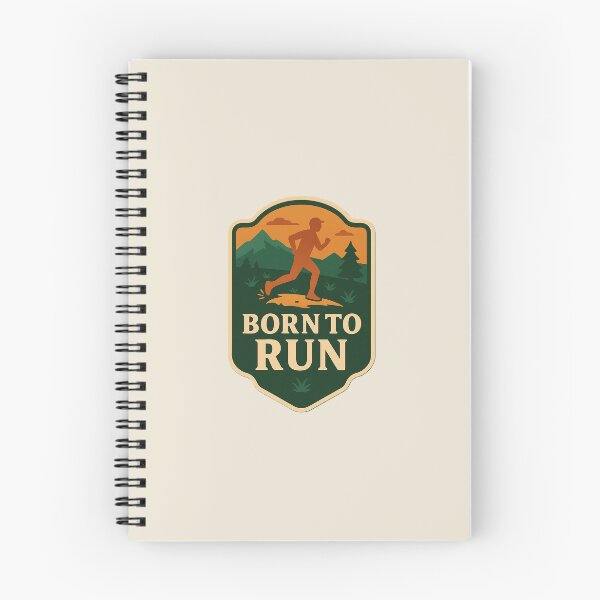 Item preview, Born to Run Sticker – Trail Edition designed and sold by Trail Line.