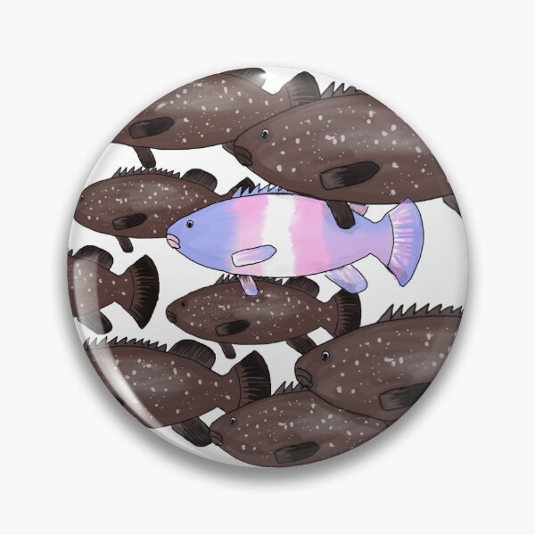 Item preview, Transgender pride grouper designed and sold by Lwisaurus.