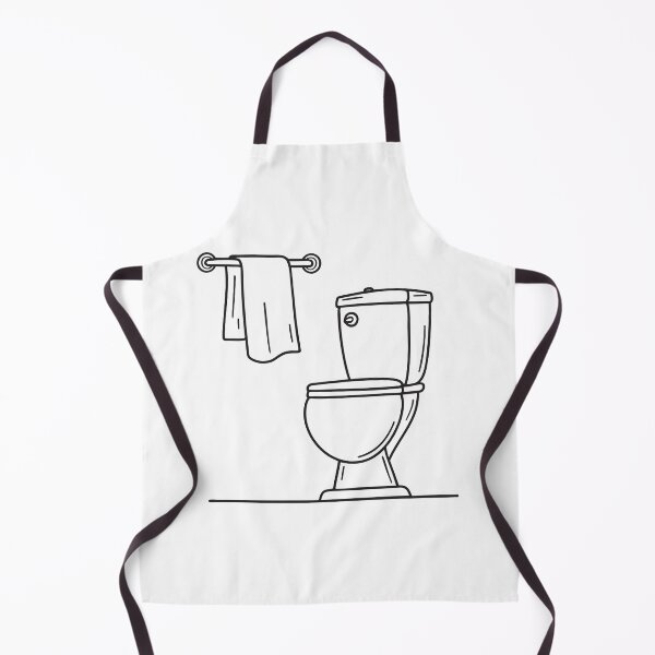 Item preview, A toilet placed near a hanging towel on the rack designed and sold by rasagamastore.