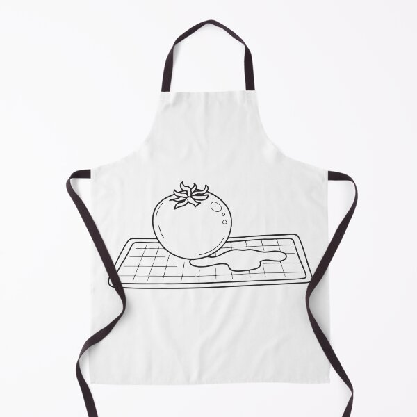 Item preview, A tomato beside spilled juice on a cutting mat designed and sold by rasagamastore.