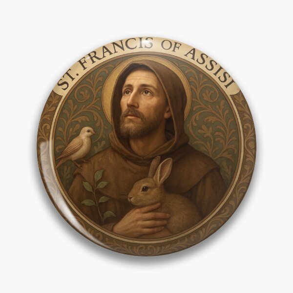 Item preview, Saint Francis of Assisi designed and sold by historyandmore.