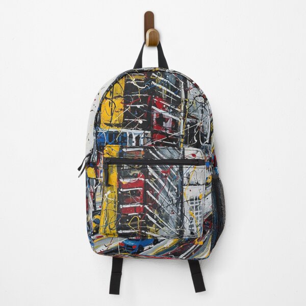 Item preview, Urban Symphony in Motion - A cityscape abstract designed and sold by Folk and Flux.