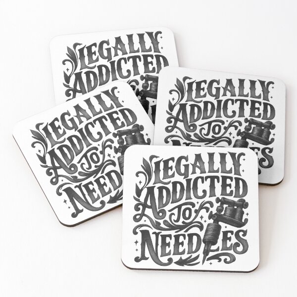 Item preview, Legally Addicted to Needles Tattoo Addiction designed and sold by Lia Vina.